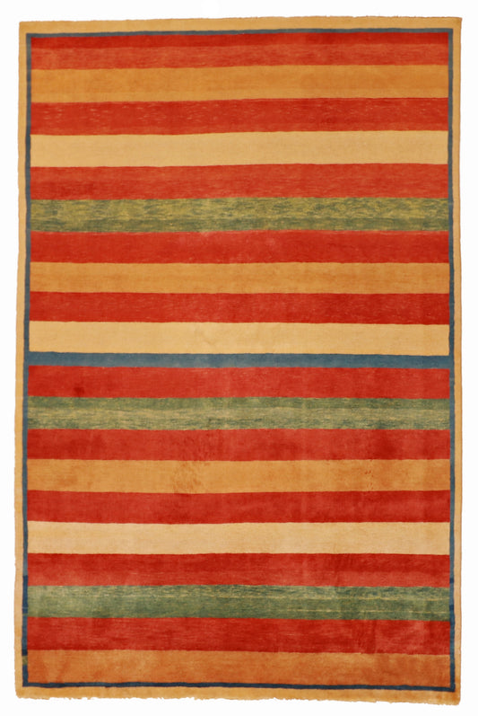 W 4.7 L 6.10 Choba 100% Wool Hand-Woven All-Over Design - 54133