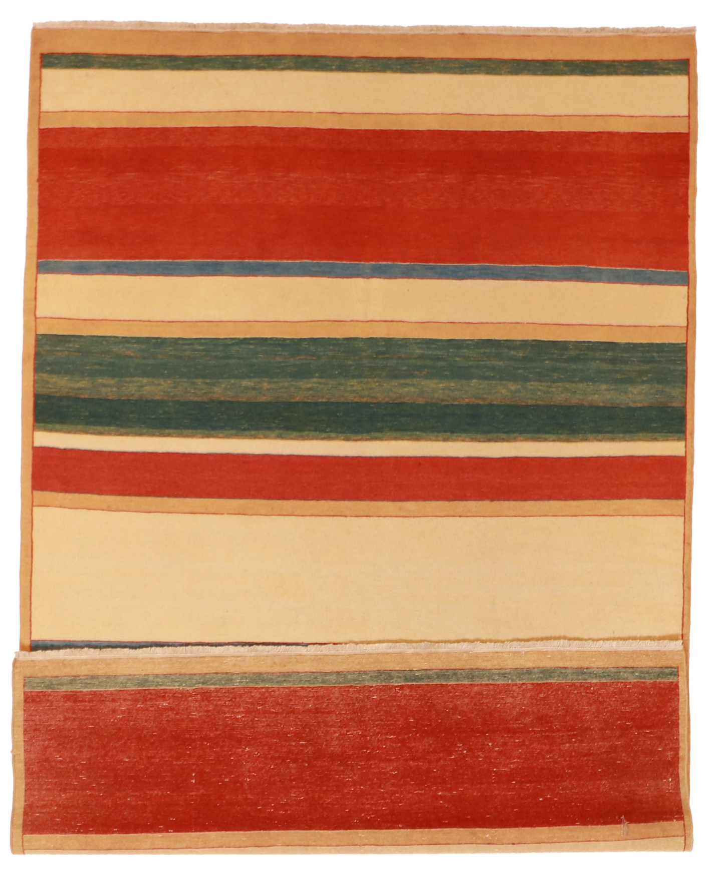 W 4.7 L 7.1 Choba 100% Wool Hand-Woven All-Over Design - 54134