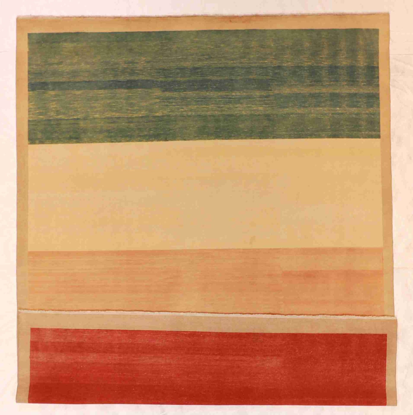 W 8.1 - L 10 - Choba Wool Contemporary Rectangle - Finest Hand-Knotted Quality Wool - 54138