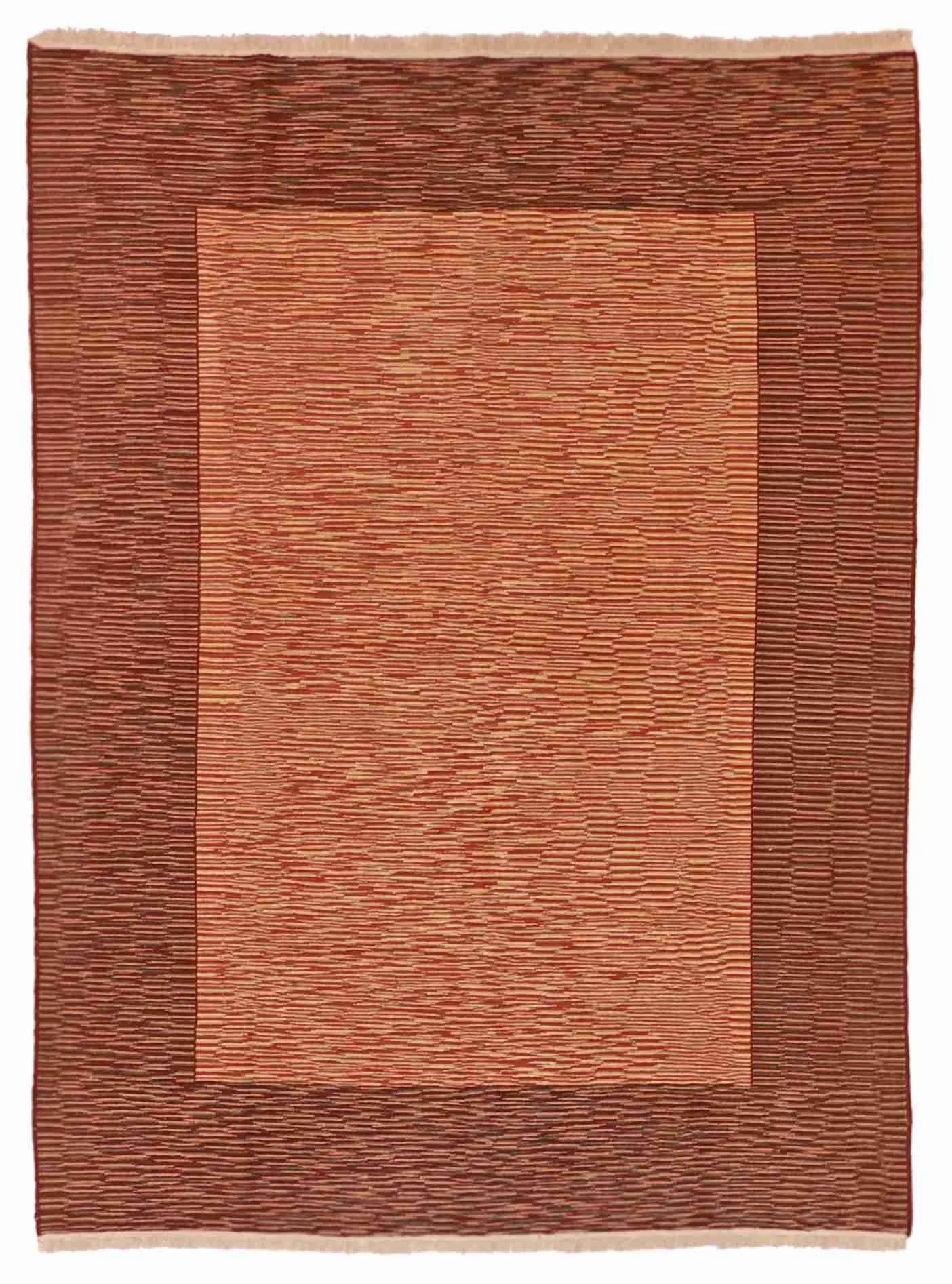 W 5.6 - L 7.5 - Azarie Fine/Wool Geometric Rectangle - Finest Hand-Made Quality Wool - 54322