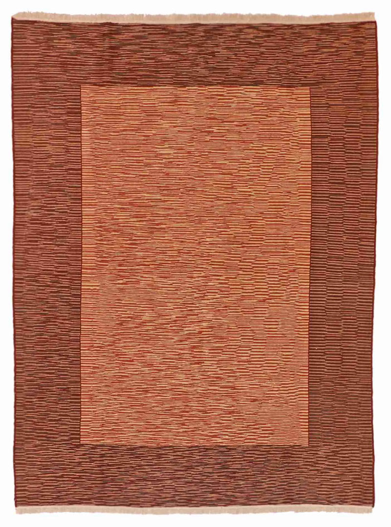 W 5.6 - L 7.5 - Azarie Fine/Wool Geometric Rectangle - Finest Hand-Made Quality Wool - 54322