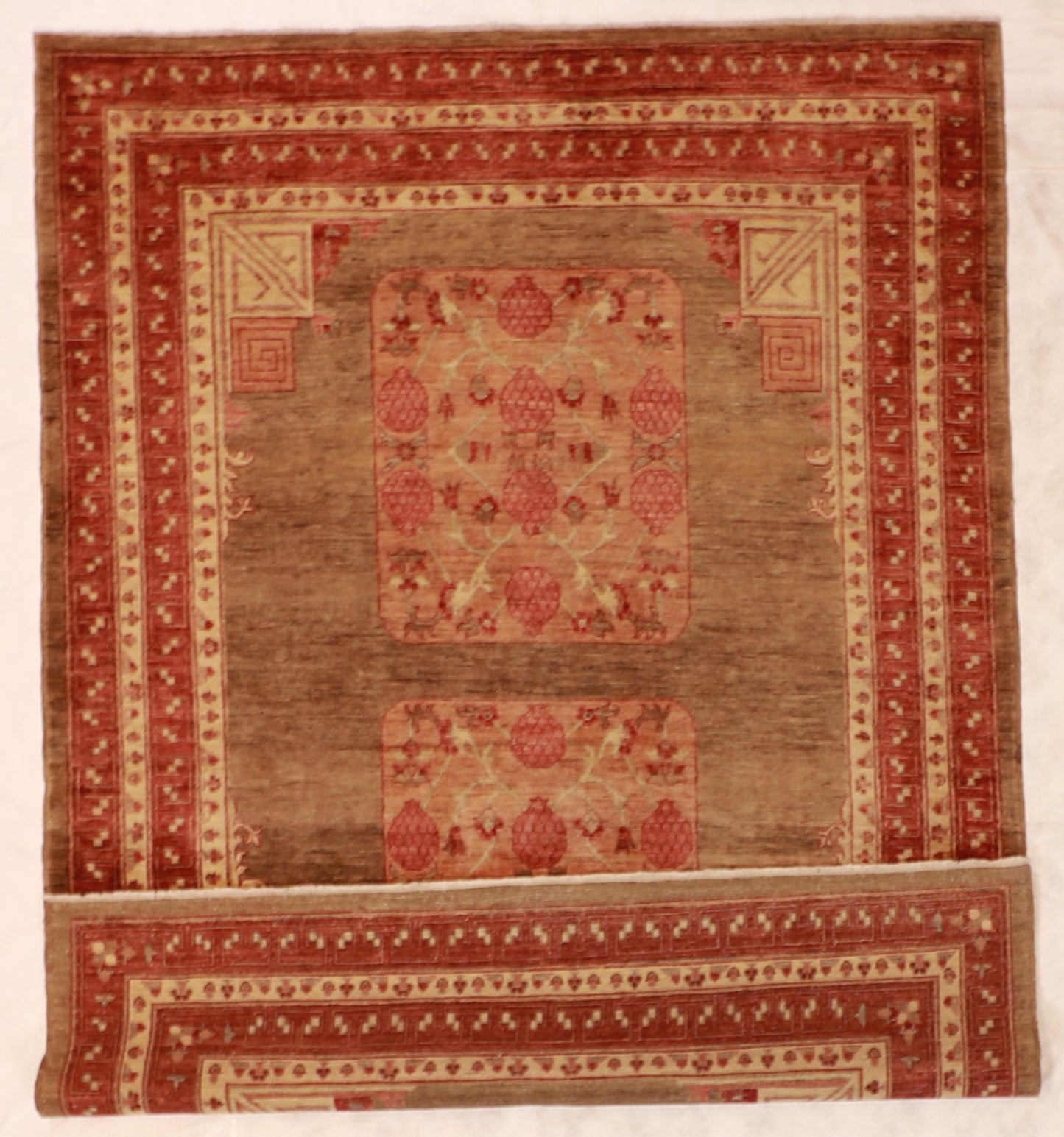 W 6 L 8.1 Sharzad 100% Wool Handmade All Over Design - 54605