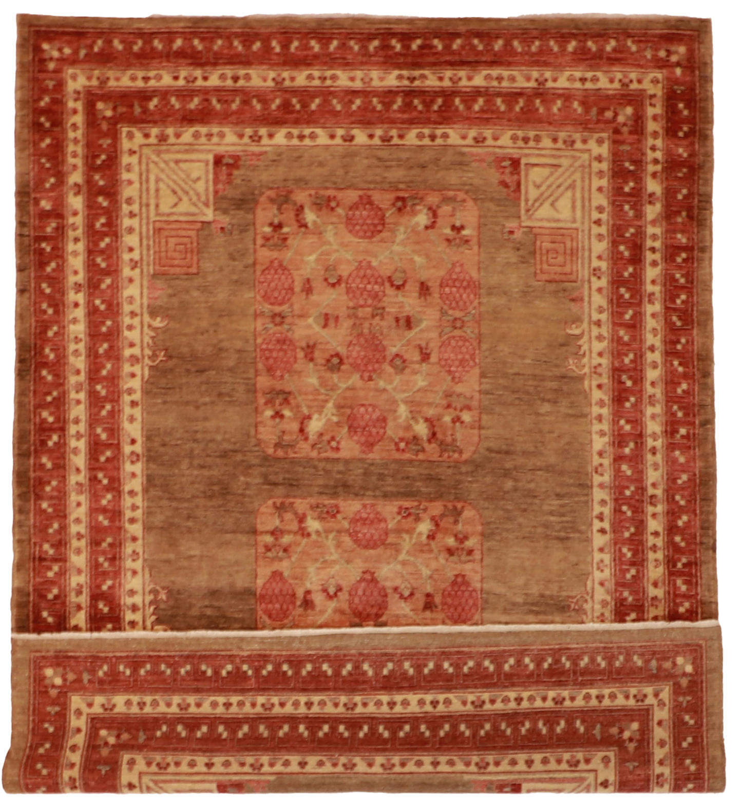 W 6 L 8.1 Sharzad 100% Wool Hand-Woven All-Over Design - 54605