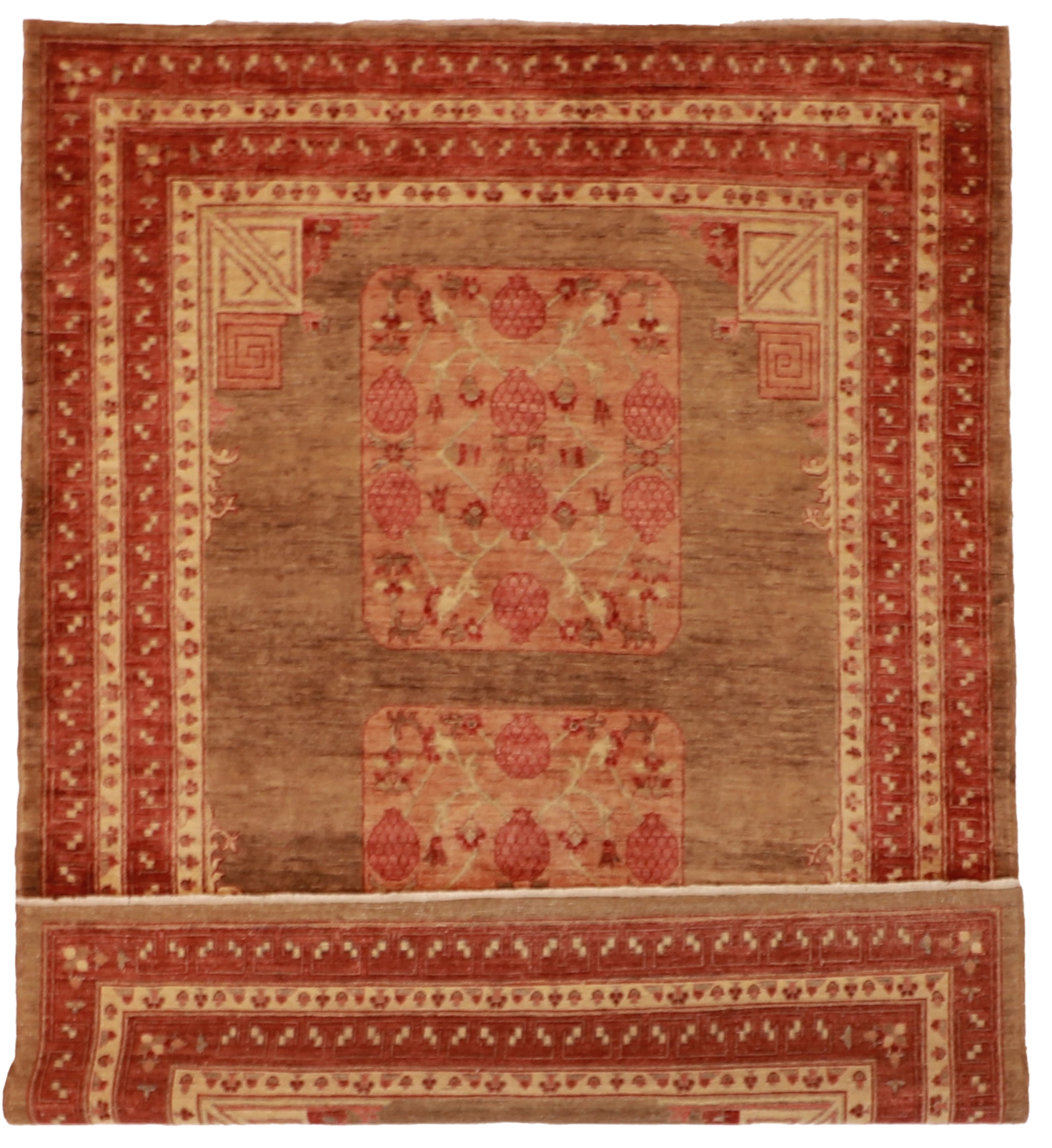 W 6 L 8.1 Sharzad 100% Wool Hand-Woven All-Over Design - 54605
