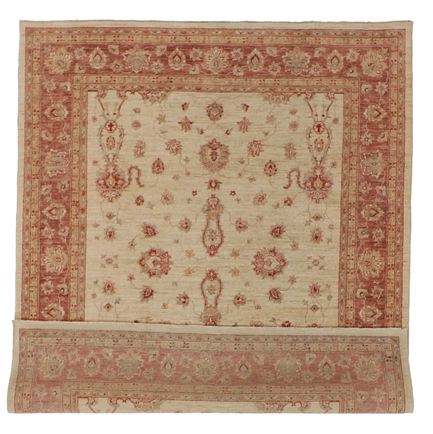 W 6.6 L 8.1 Marand 100% Wool Handmade All Over Design - 54667