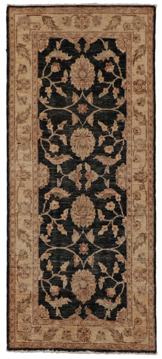 W 2.6 L 6 Sh. Abbas Runner 100% Wool Handmade All Over Design - 54753