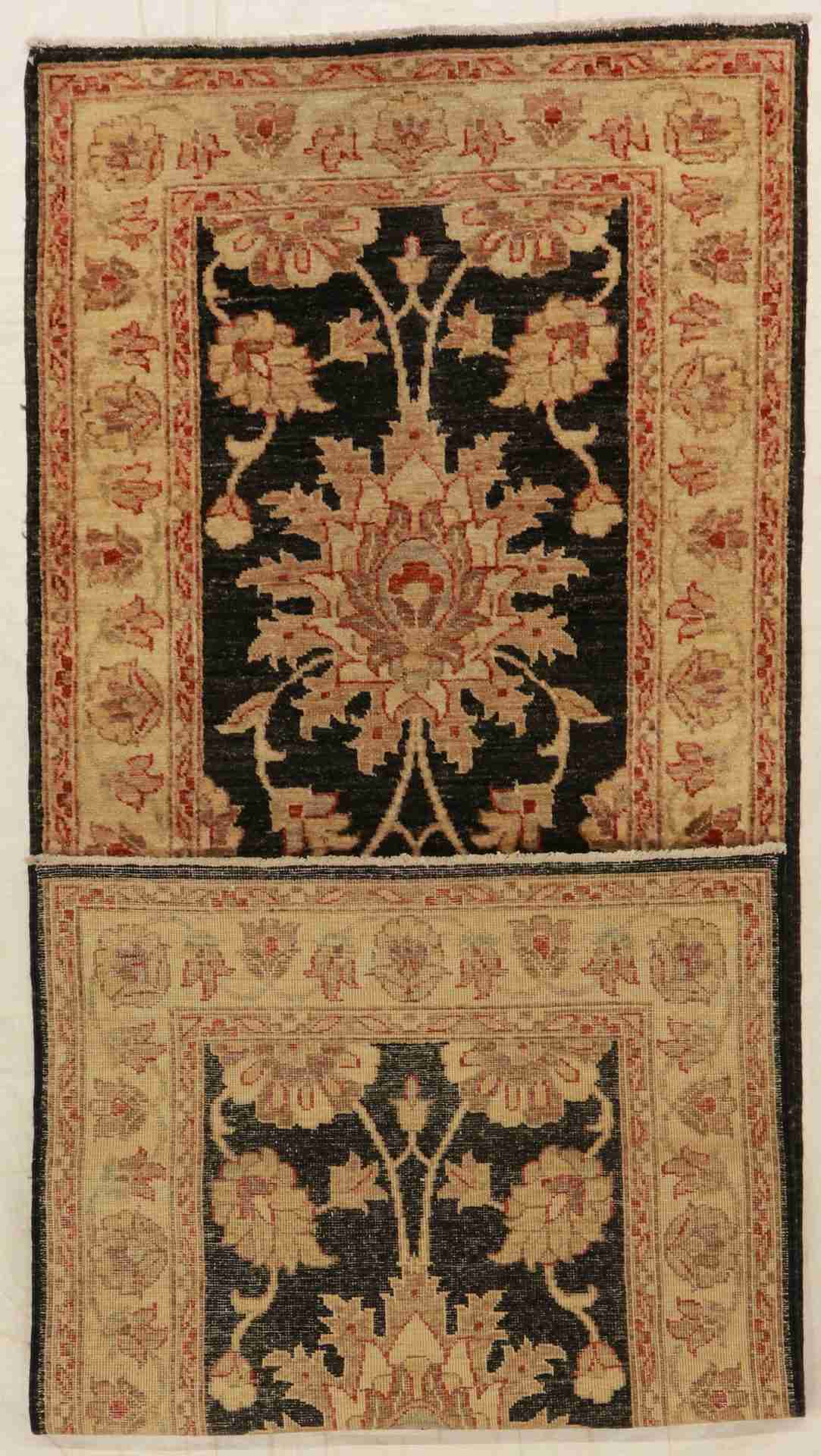 W 2.6 L 6.6 Tabriz Runner 100% Wool Handmade All Over Design - 54755