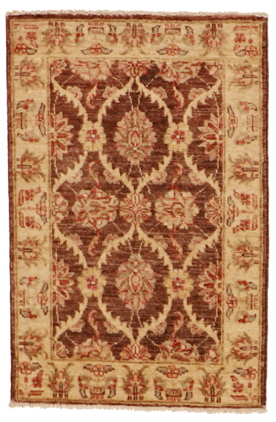 W 2 - L 3 - Tabriz Fine/Wool All Over Rectangle - Finest Hand-Knotted Quality Wool - 54816