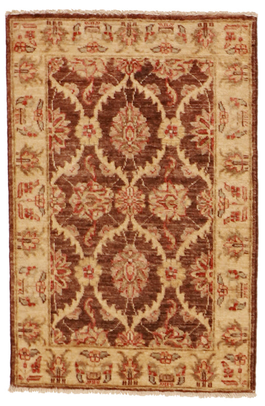 W 2 - L 3 - Tabriz Fine/Wool All Over Rectangle - Finest Hand-Knotted Quality Wool - 54816
