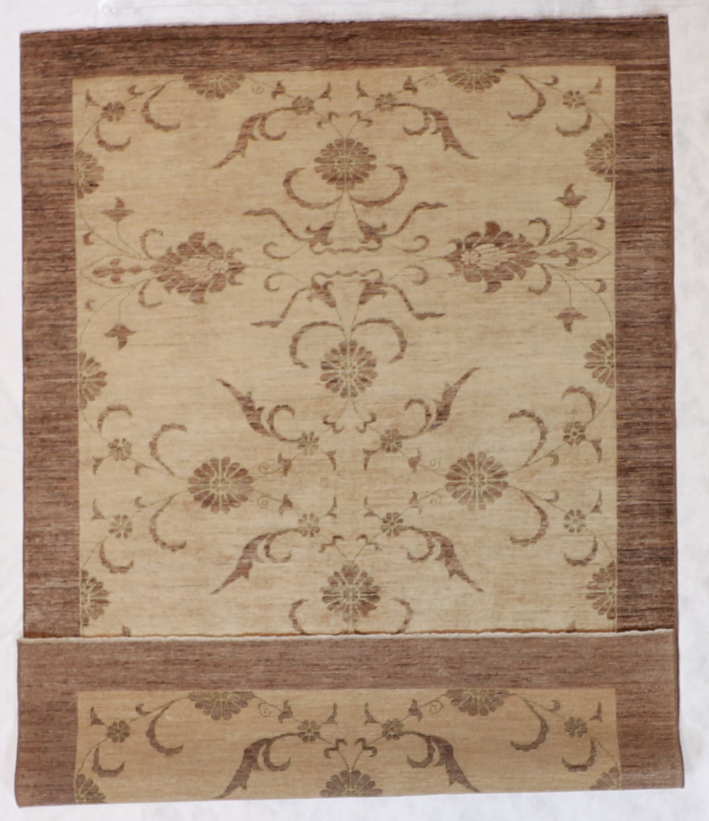 W 6.1 L 8.10 Farahan 100% Wool Handmade All Over Design - 54848