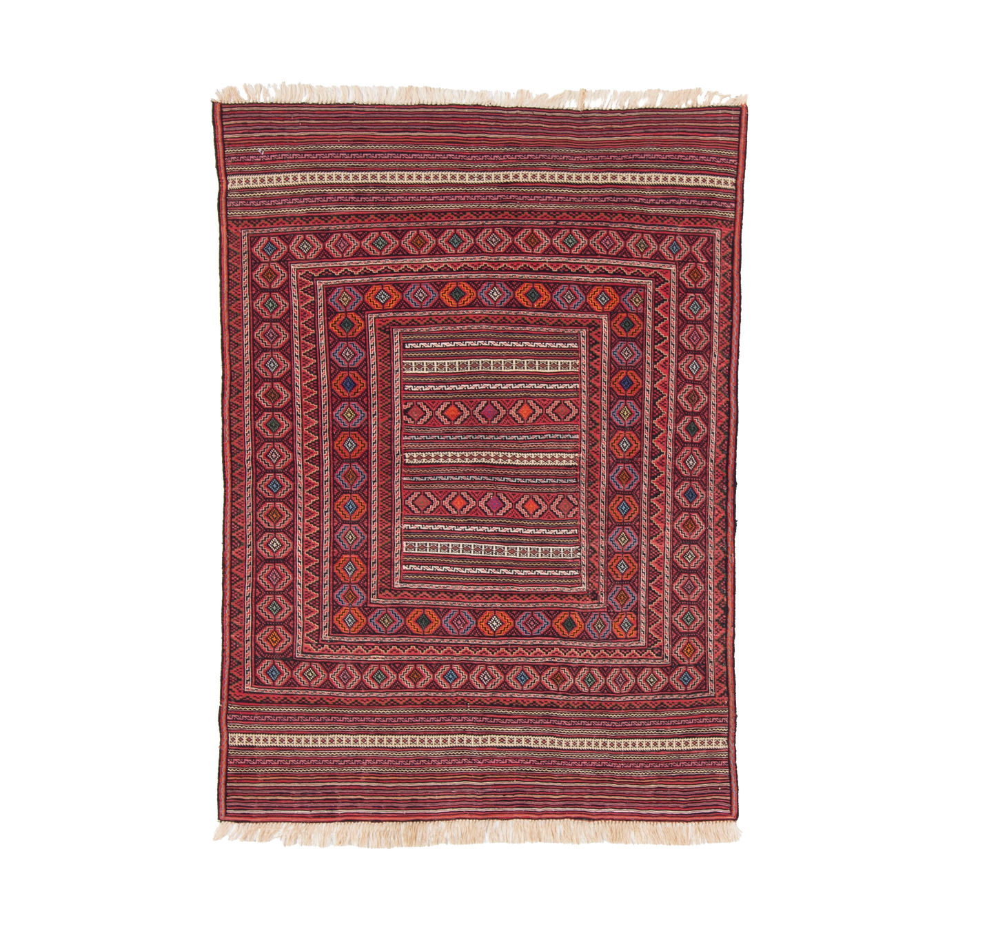 W 5.7 L 6.4 Seneh 100% Wool Hand-Woven - 54976