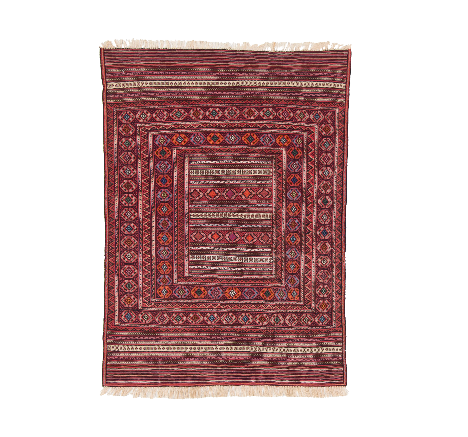 W 5.7 L 6.4 Seneh 100% Wool Hand-Woven - 54976