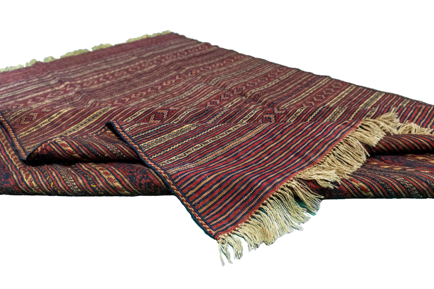 W 4.6 L 6.1 Zanjan 100% Wool Hand-Woven All-Over Design - 55019