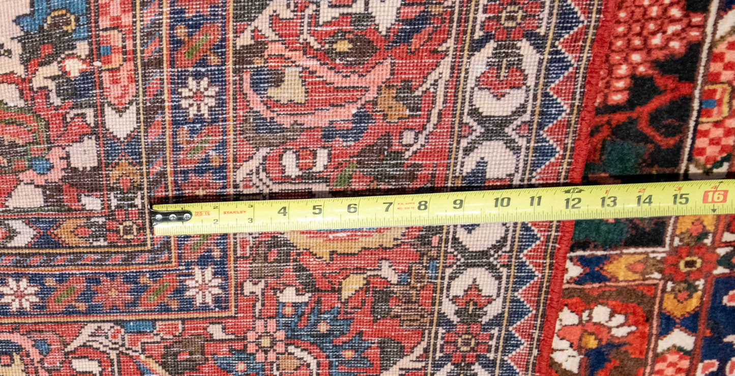 W 6.9 L 10 Bakhtiarie 100% Wool Hand-Woven All-Over Design - 55068
