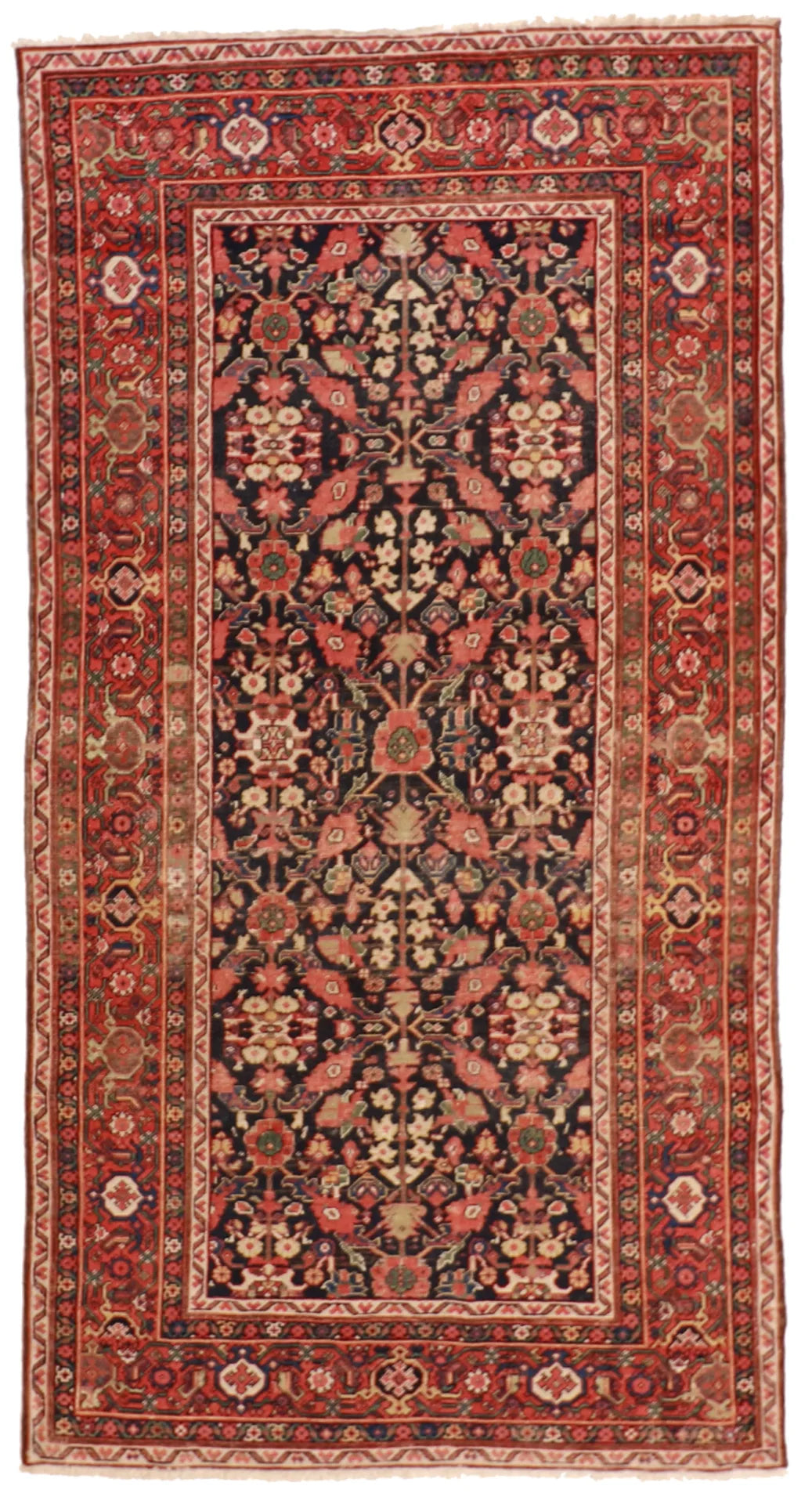 5.3 x 9.11 - Mahal Fine All Over Rectangle - Hand Woven Rug — 55232