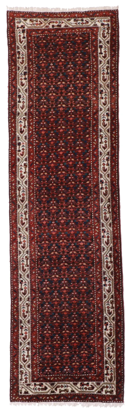 3 x 10.6 - Malayer Fine All Over Rectangle - Finest Hand-Knotted Quality Wool — 55259