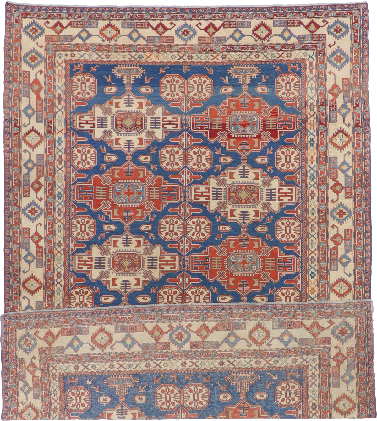 W 8.10 L 12.10 Soumak 100% Wool Hand-Woven All-Over Design - 55285
