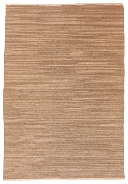 6.7 x 9.6 - Kilim Fine All Over Rectangle - Finest Hand-Made Quality Wool — 55296