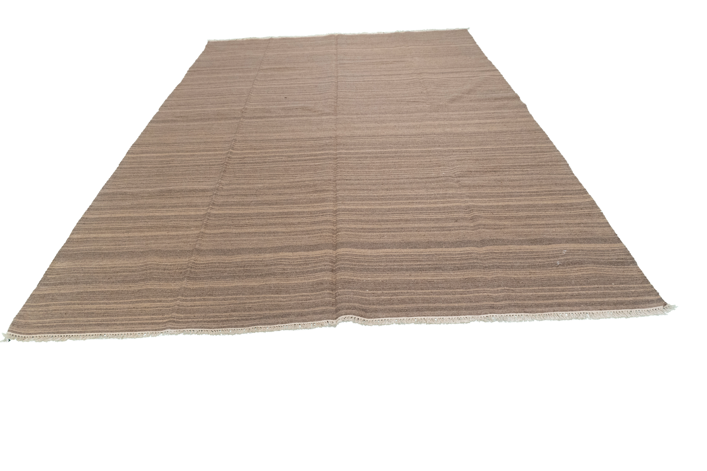 W 6.7 - L 9.6 - Kilim Fine All Over Rectangle - Finest Hand-Made Quality Wool - 55296