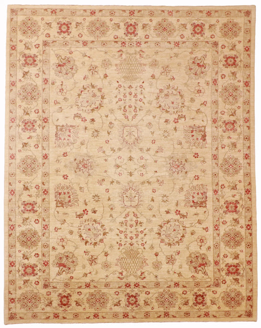 9.1 x 11.8 - Sultan Fine All Over Rectangle - Hand Woven Rug — 55298