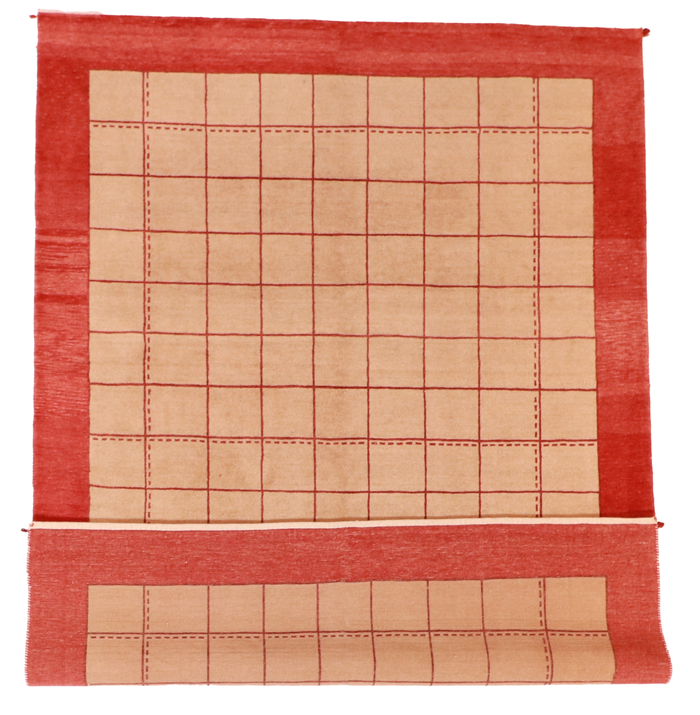 W 7.3 L 10 Gabbeh 100% Wool Hand-Woven All-Over Design - 55413