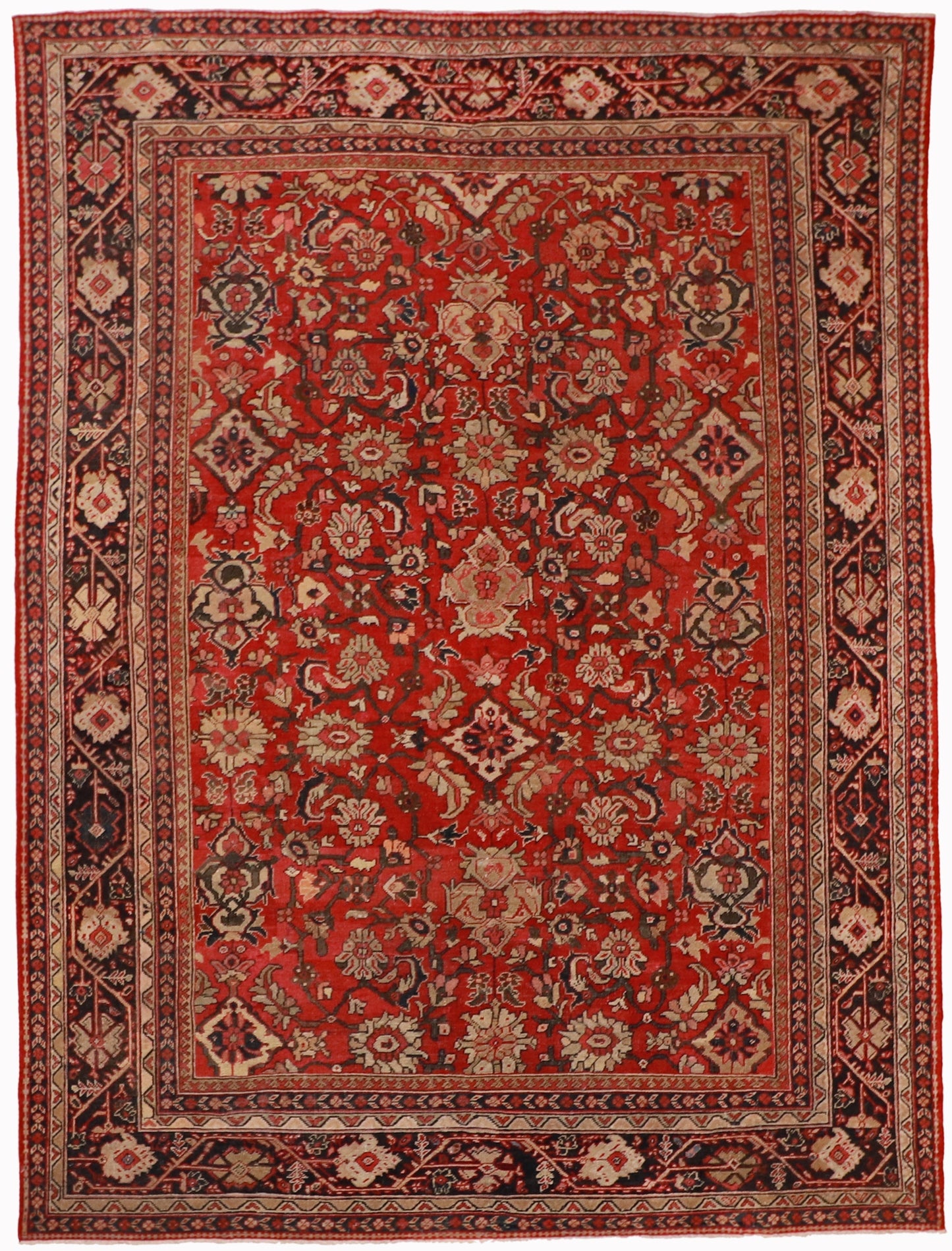 9 x 12 - Ziegler Fine All Over Rectangle - Hand Knotted Rug — 55418
