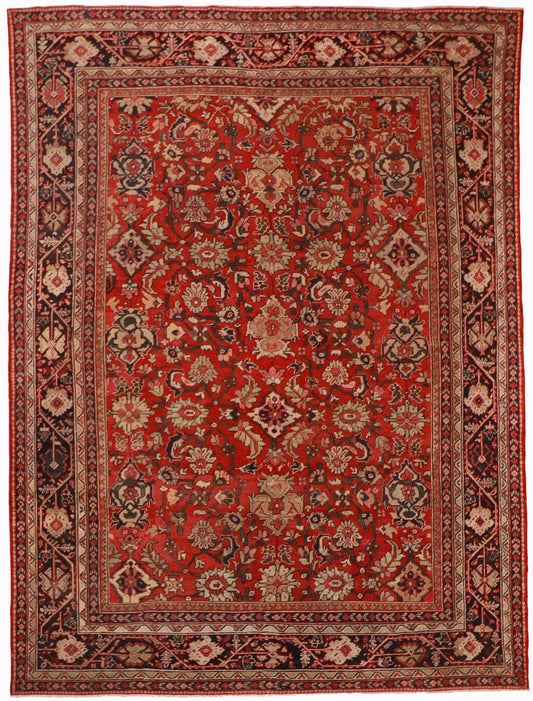 9 x 12 - Ziegler Fine All Over Rectangle - Hand Knotted Rug — 55418