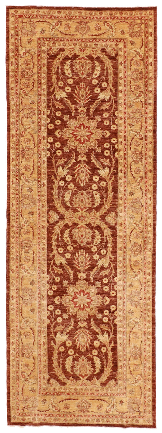 4.3 x 11.11 Wide Runner - Sultan Abad Wool All Over Rectangle - Hand Knotted Rug — 55434