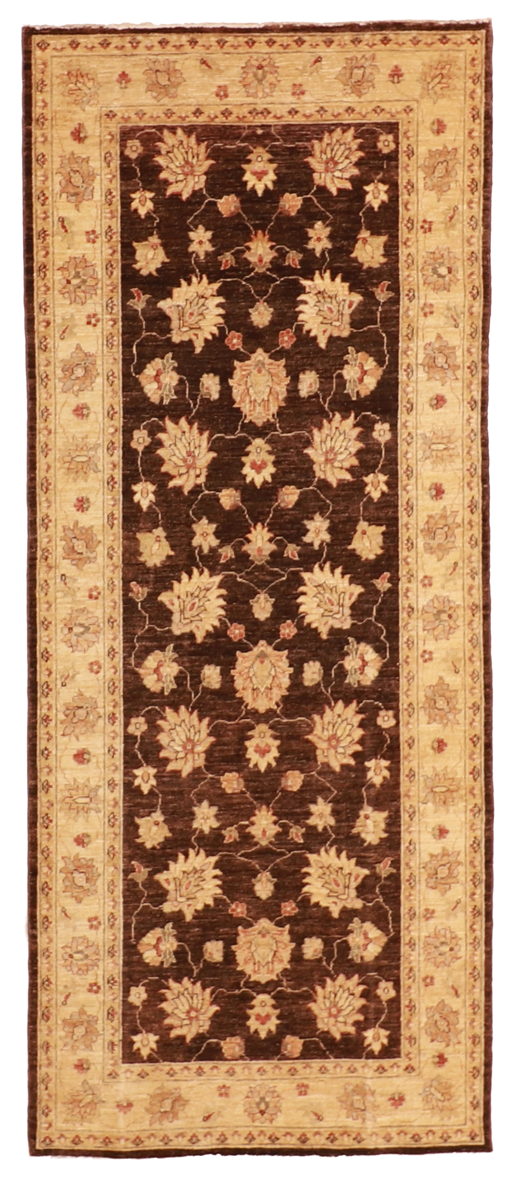 W 4 L 9.9 100% Wool Hand-Woven All-Over Design - 55436