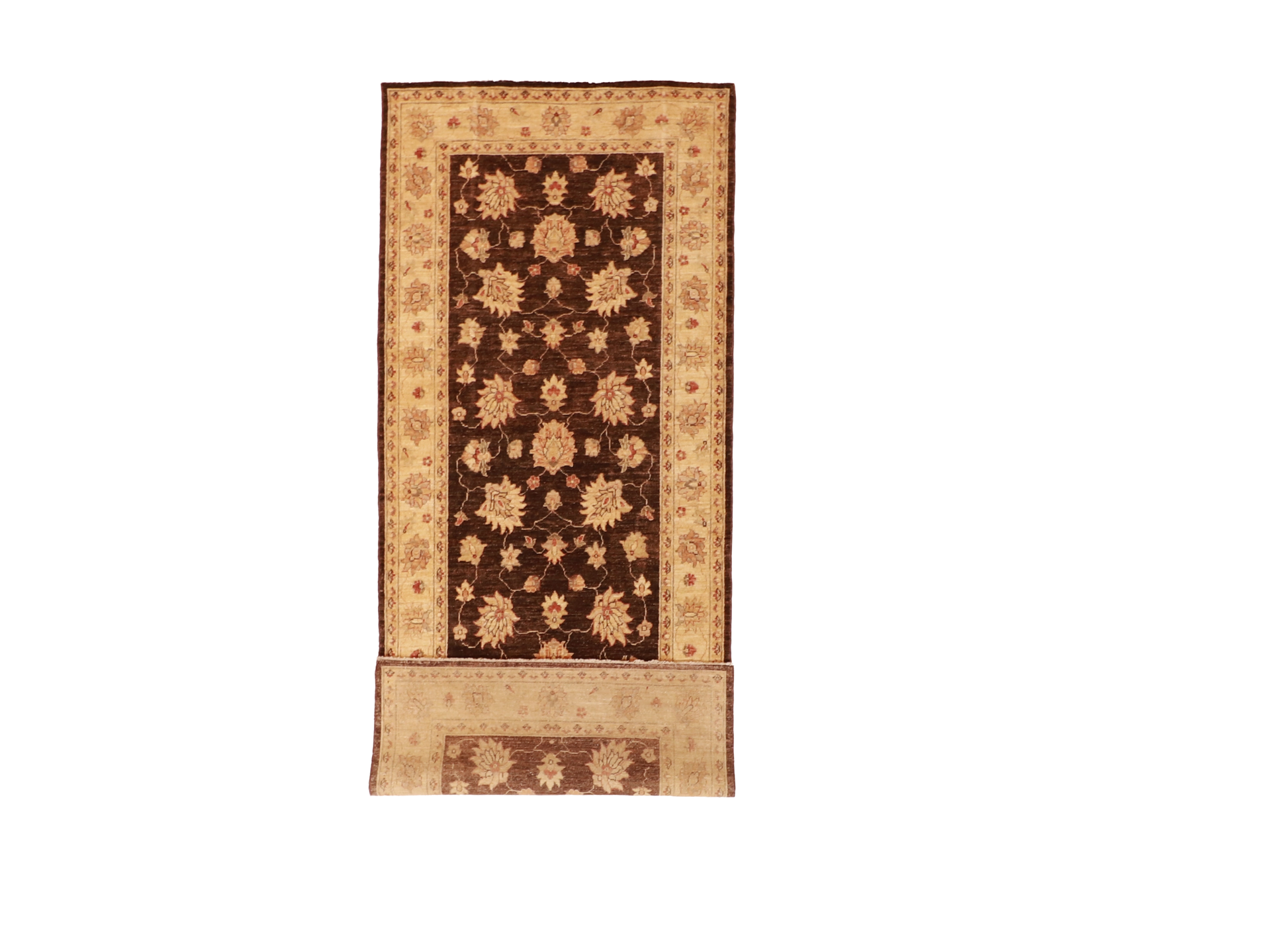 W 4 L 9.9 100% Wool Hand-Woven All-Over Design - 55436