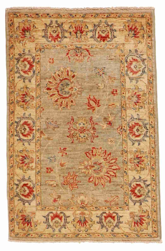 W 2.1 - L 3.3 - Ziegler Fine All Over Rectangle - Finest Hand-Knotted Quality - 55508