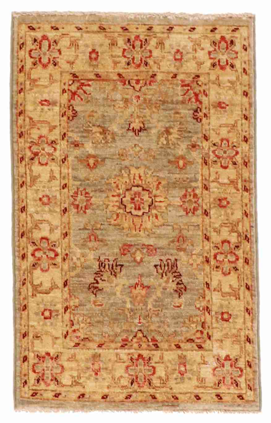 W 1.11 - L 2.11 - Tabriz Fine All Over Rectangle - Finest Hand-Knotted Quality Wool - 55512