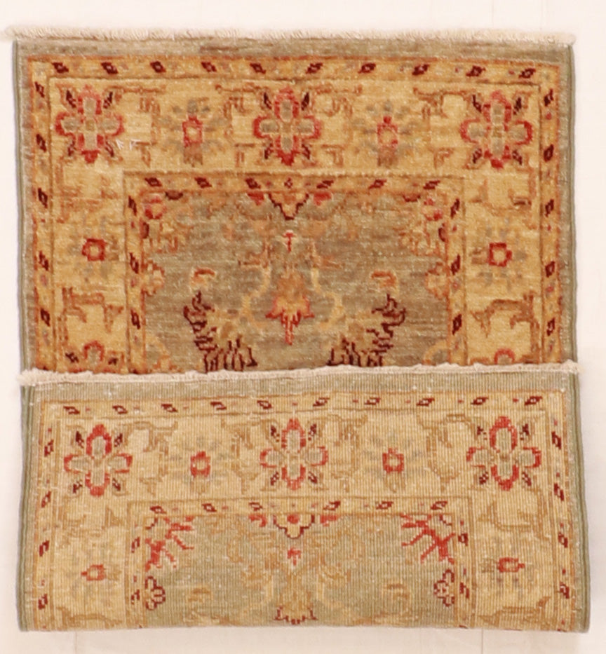 W 1.11 - L 2.11 - Tabriz Fine All Over Rectangle - Finest Hand-Knotted Quality Wool - 55512