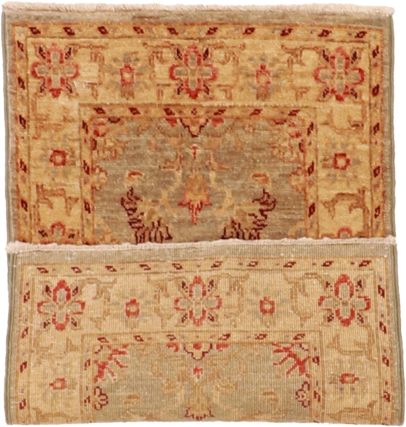 W 1.11 - L 2.11 - Tabriz Fine All Over Rectangle - Finest Hand-Knotted Quality Wool - 55512