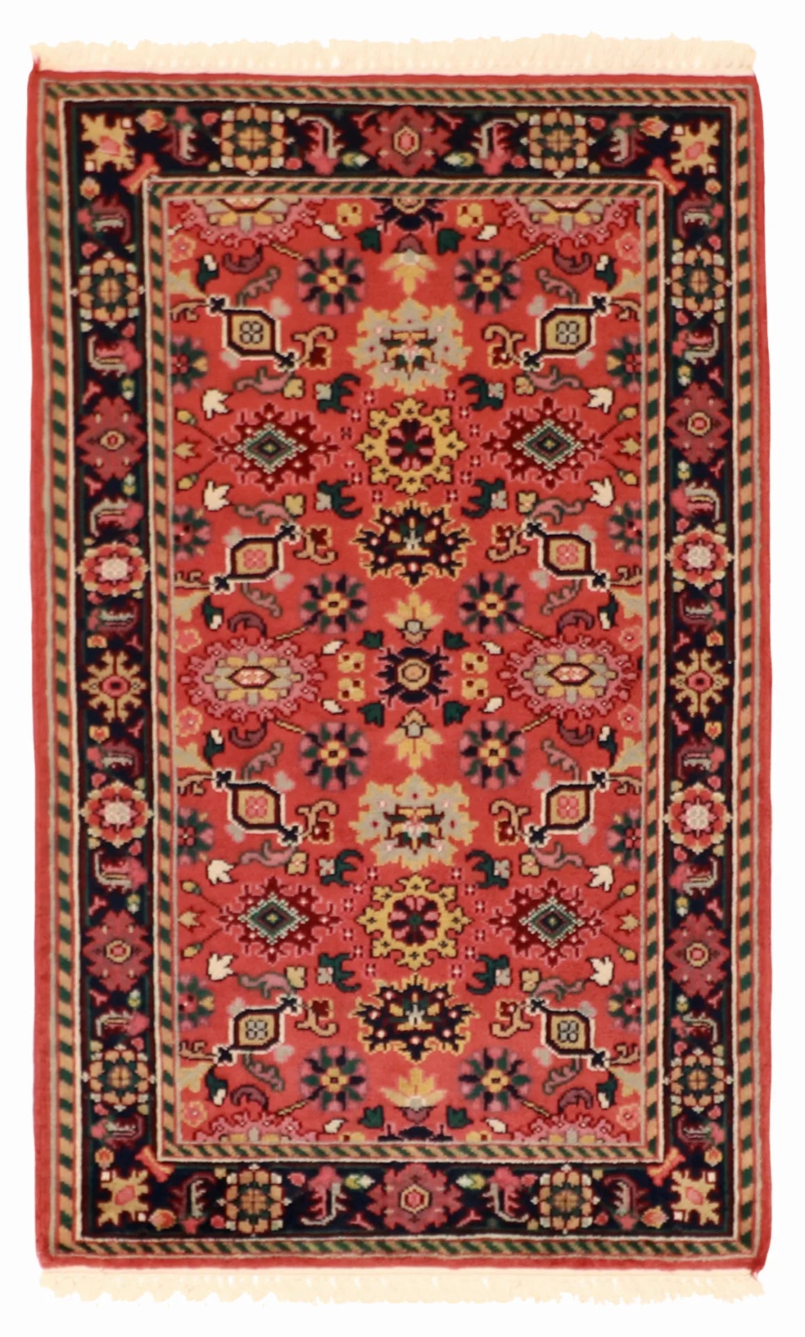 3.1 x 5 - Heriz Wool Geometric Rectangle - Finest Hand-Knotted Quality Wool — 55690