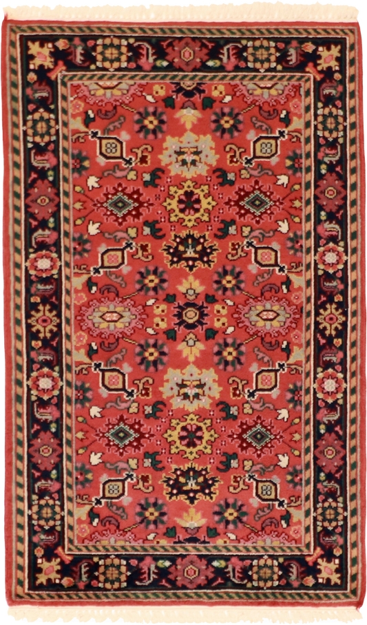 W 3.1 L 5 Heriz 100% Wool Hand-Woven All-Over Design - 55690