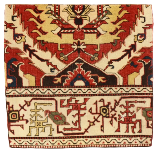 W 2 L 2.1 Ziegler 100% Wool Hand-Woven All-Over Design - 55715