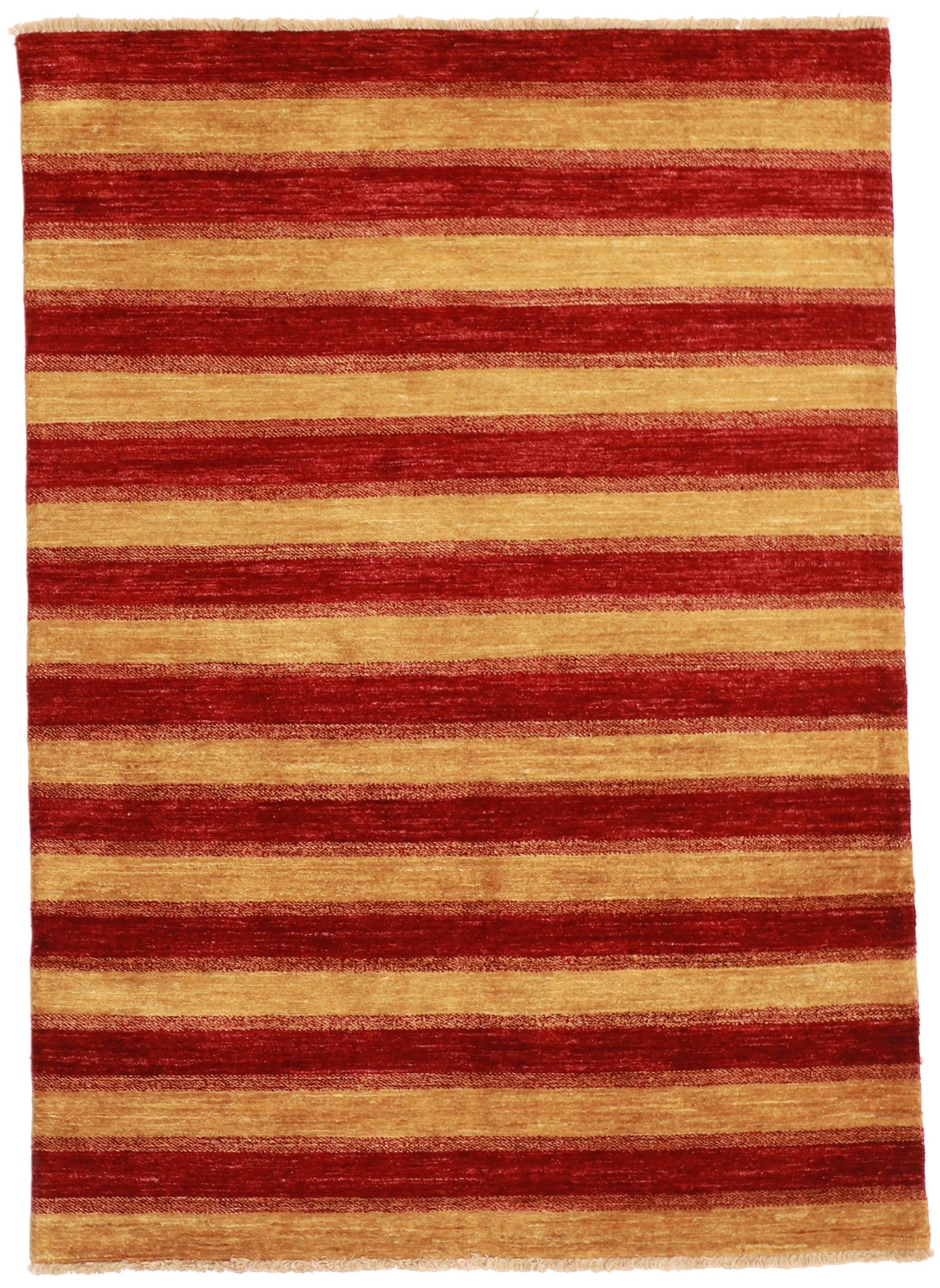 W 4.8 L 6.8 Modern 100% Wool Hand-Woven All-Over Design - 55737