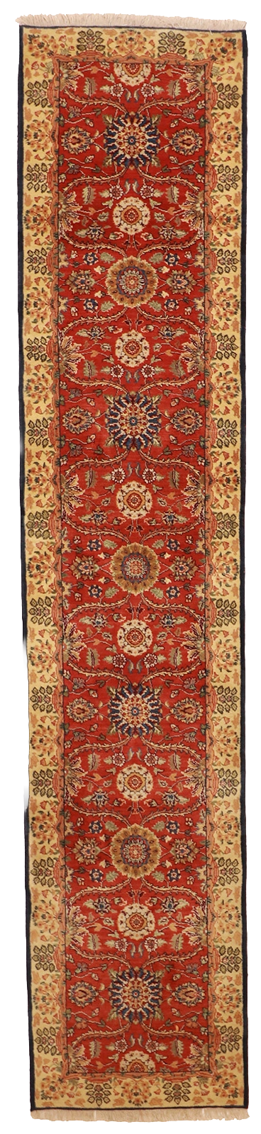 W 2.7 L 12.3 Mahal 100% Wool Hand-Woven - 55804