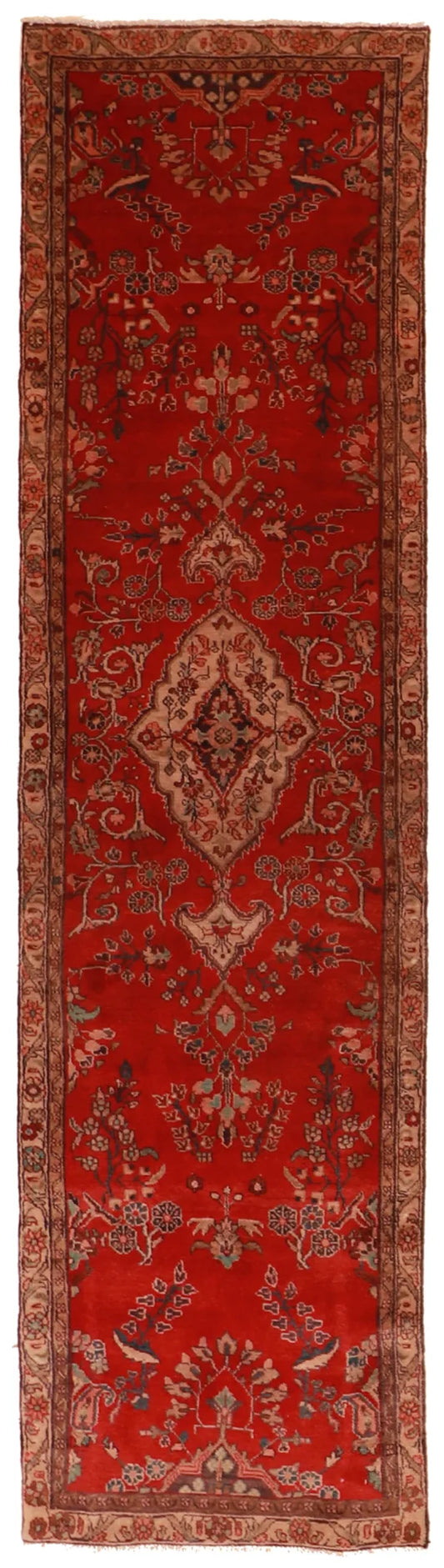 3.3 x 12.2 - Hamadan Fine All Over Rectangle - Hand Woven Rug — 55815