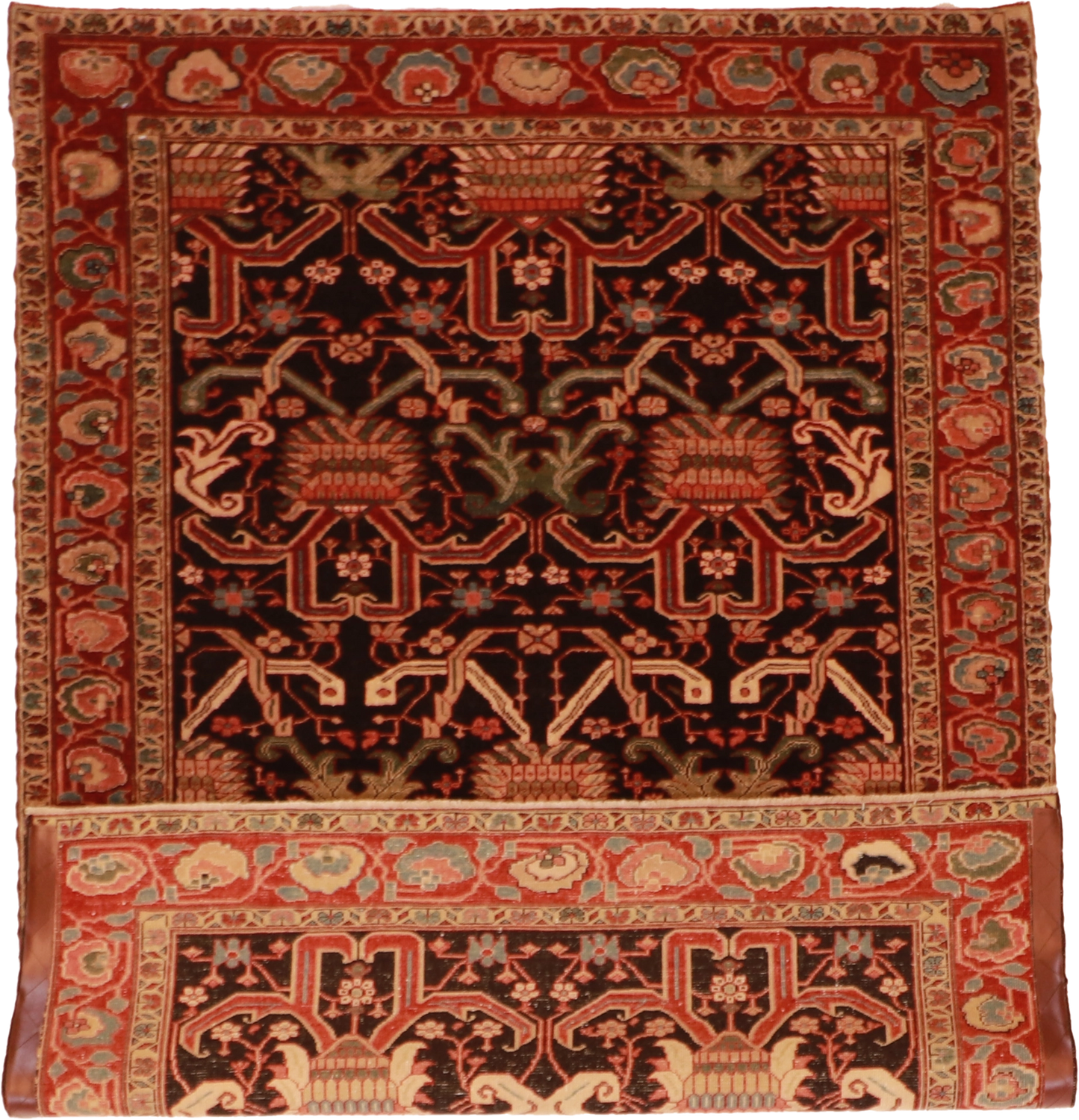 W 5 L 6.10 Bakhshiesh 100% Wool Hand-Woven All-Over Design - 55829