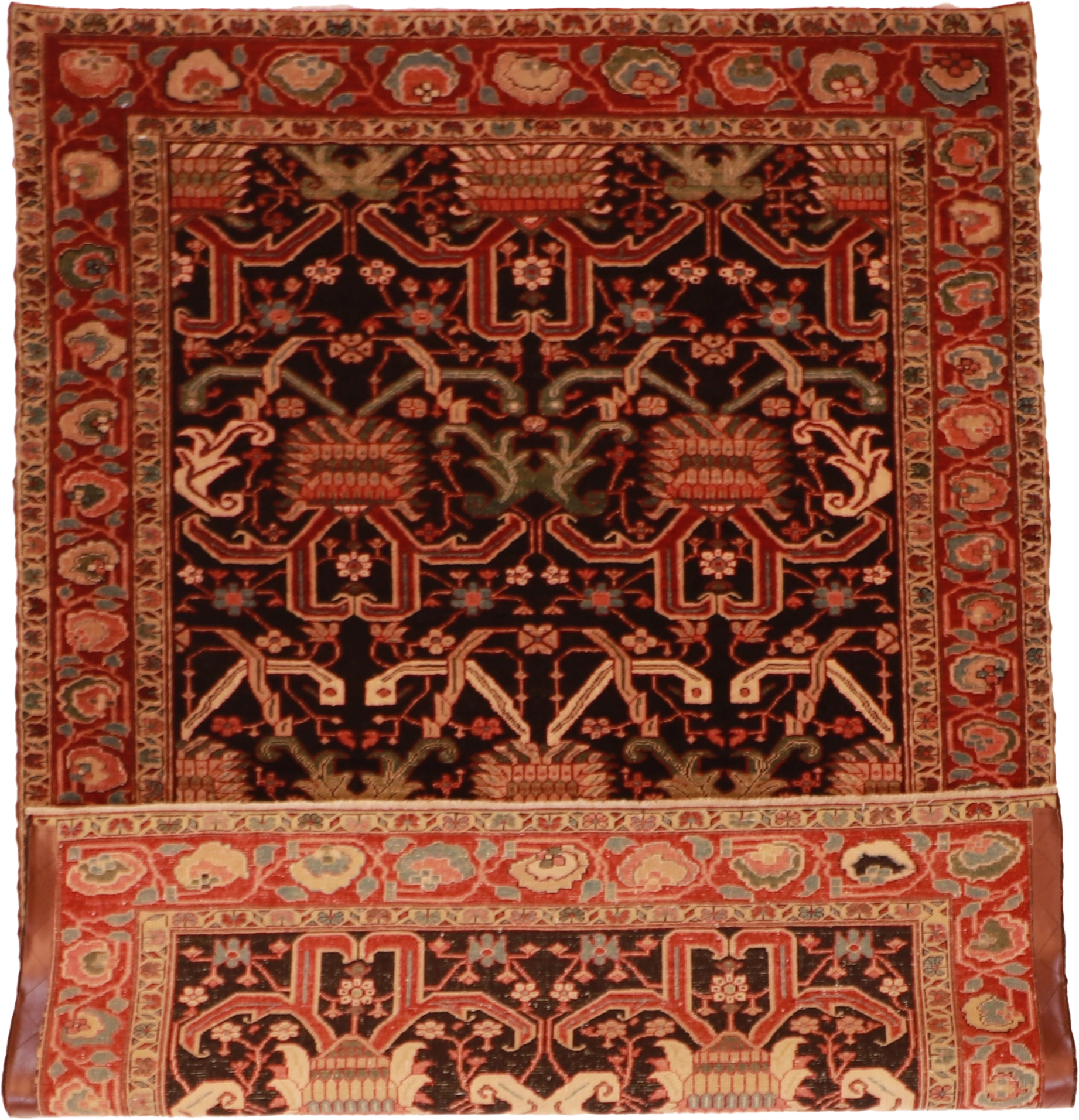 W 5 L 6.10 Bakhshiesh 100% Wool Hand-Woven All-Over Design - 55829