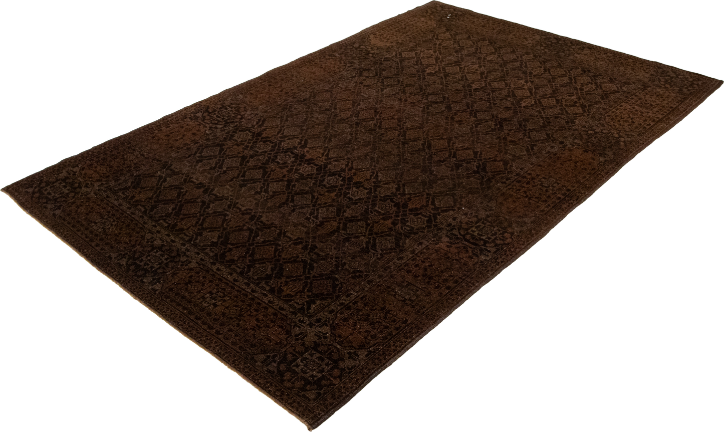 W 4.8 L 7.4 Baluch 100% Wool Hand-Woven All-Over Design - 56018