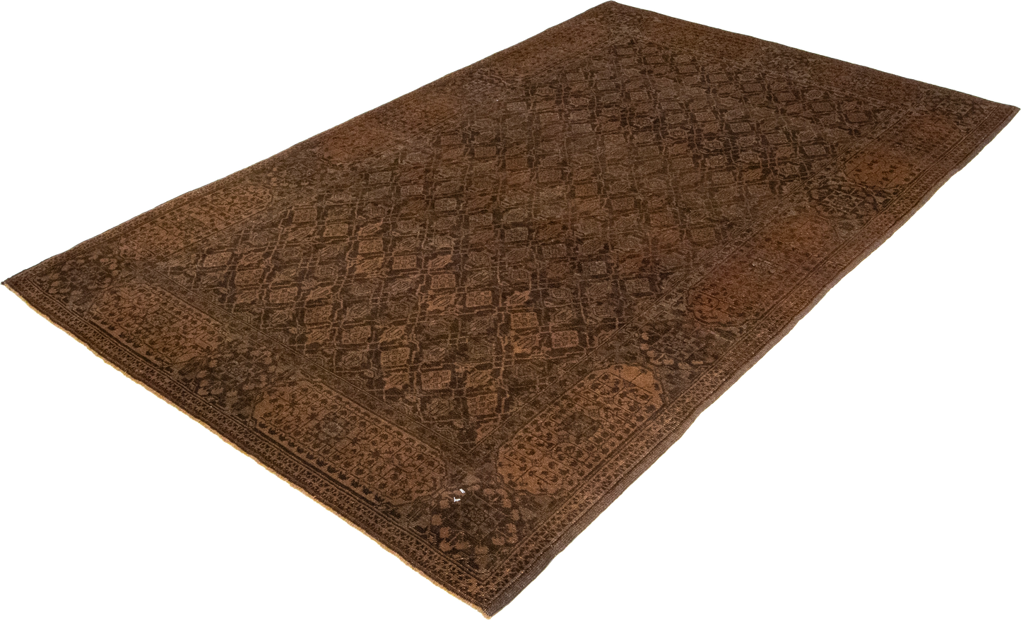 W 4.8 L 7.4 Baluch 100% Wool Hand-Woven All-Over Design - 56018