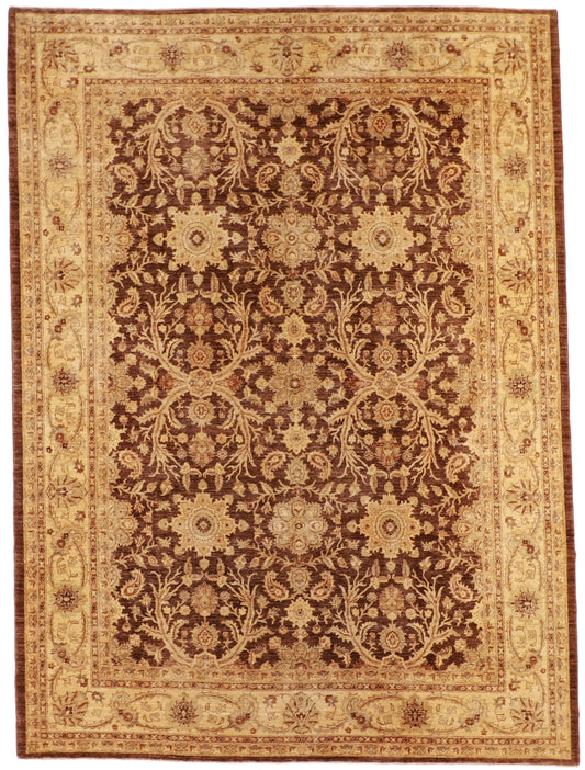 10 x 13.6 - Mashad Wool Traditional Rectangle - Finest Hand-Knotted Quality Wool — 56072