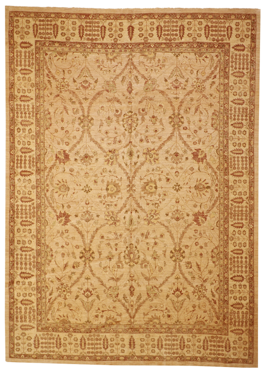 W 10 L 13.9 Agra 100% Wool Hand-Woven - 56075
