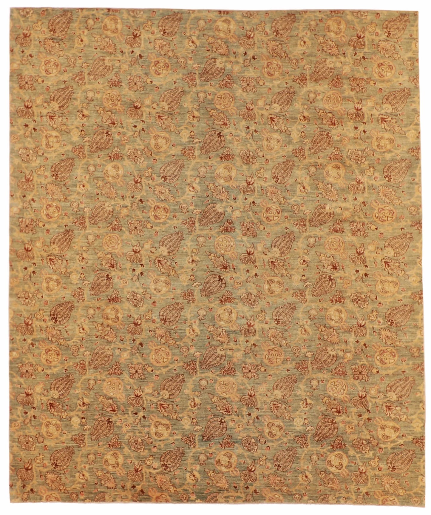 8.2 x 9.11 - Tabriz Wool Traditional Rectangle - Finest Hand-Knotted Quality Wool — 56115