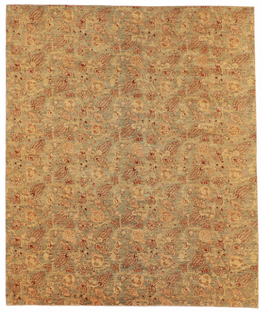 8.2 x 9.11 - Tabriz Wool Traditional Rectangle - Finest Hand-Knotted Quality Wool — 56115