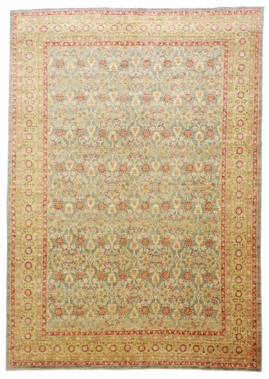 6x9 - Teharan Fine All Over Rectangle - Hand Knotted Rug — 56116