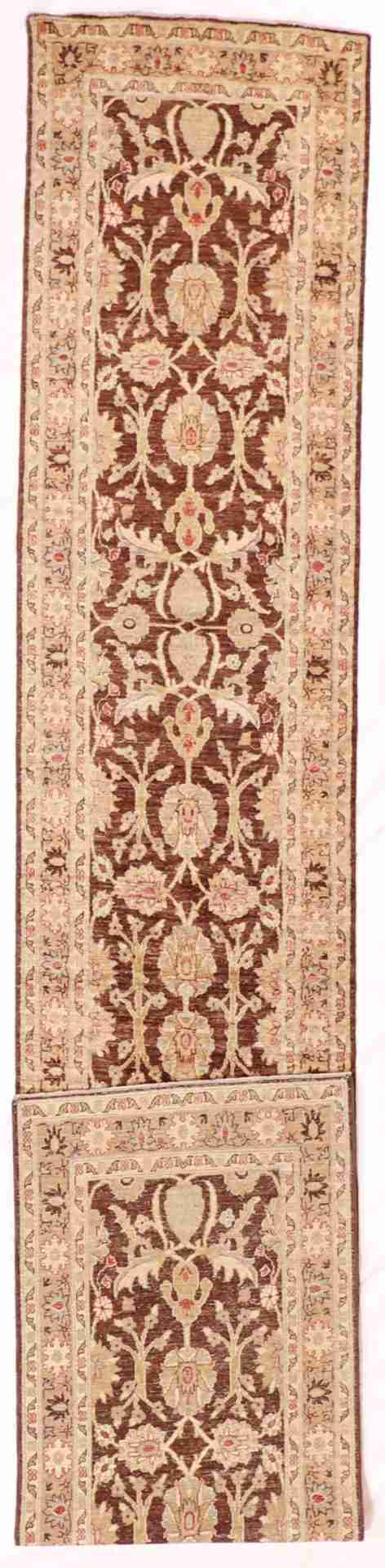 W 2.8 - L 15.6 - Sultan Abad Fine All Over Rectangle - Finest Hand-Knotted Quality Wool - 56130